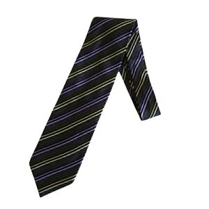 Giorgio Brutini Striped Men's Textured Silk Neck Tie